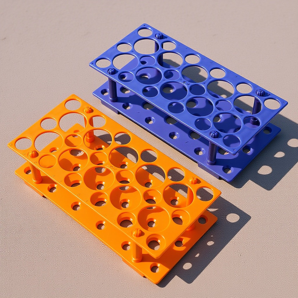 Lab Equipment - 2 pezzi di supporti per provette