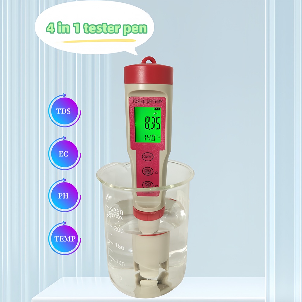 Ph Meter Digital Water Tester - Misuratore di pH 4 in 1